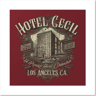 Hotel Cecil Los Angeles 1924 Posters and Art